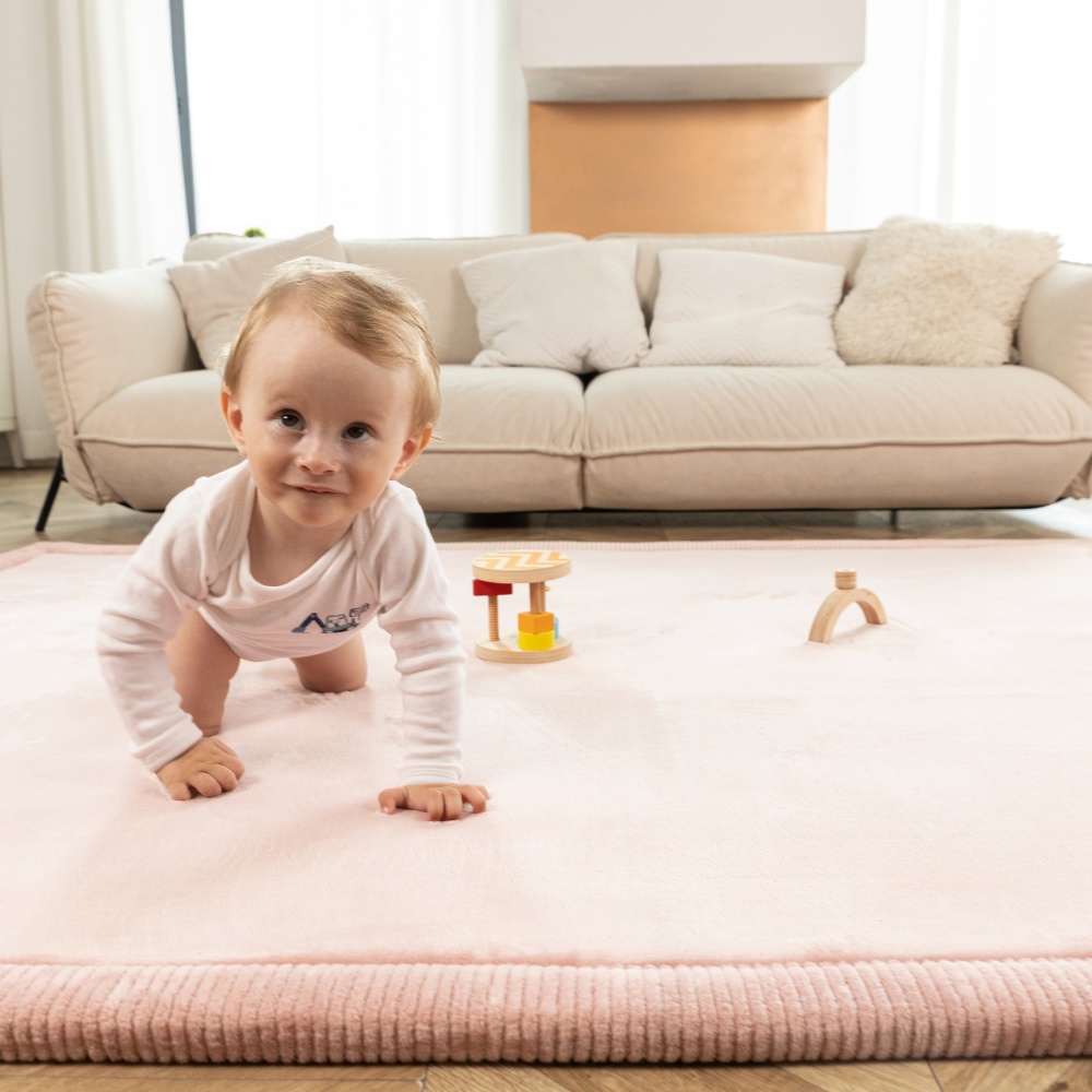 Hakuna Matte - CloudSoft Play Mat Carpet - Pink 200 x 150 x 2.5 cm - Image 7