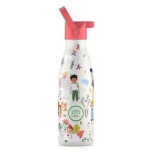 Cool Bottles - Kids Triple-Insulated Water Bottle - Curious Explorers 350ml