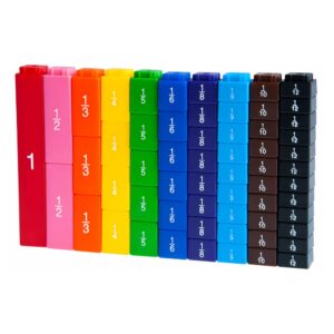 Greenbean - Equivalency Cubes - Fraction Learning Set - 60pcs
