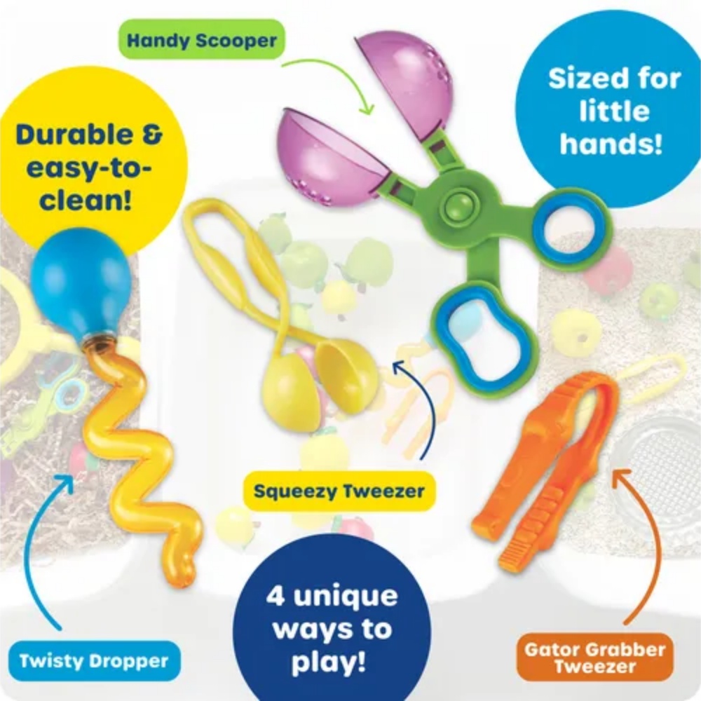 Learning Resources - Helping Hands Fine Motor Tool Set - Image 4