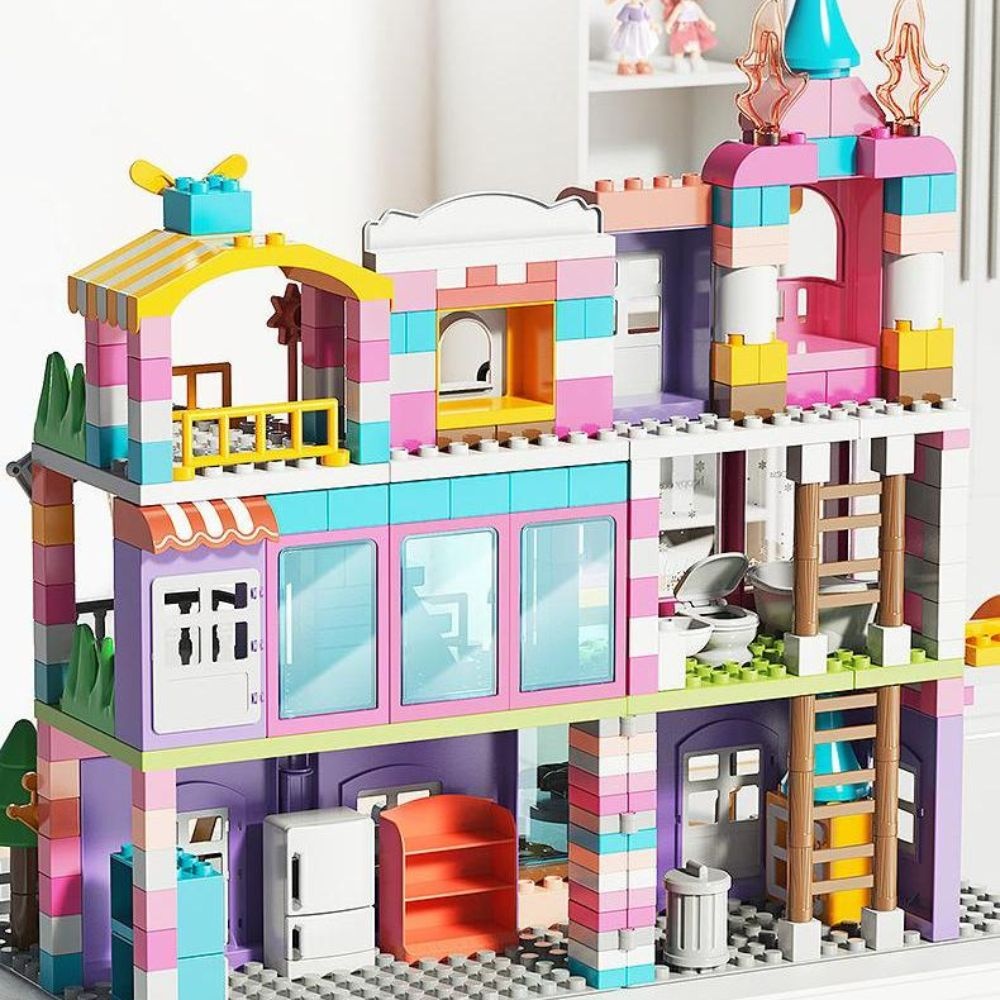 Feelo - Building Block Set - Girls Villa - 400 Pieces - Image 4