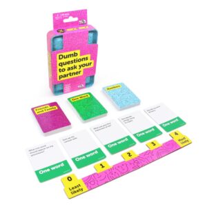 Big Potato Games - Dumb Questions To Ask Your Partner - Travel Size Card Game - 2 Players