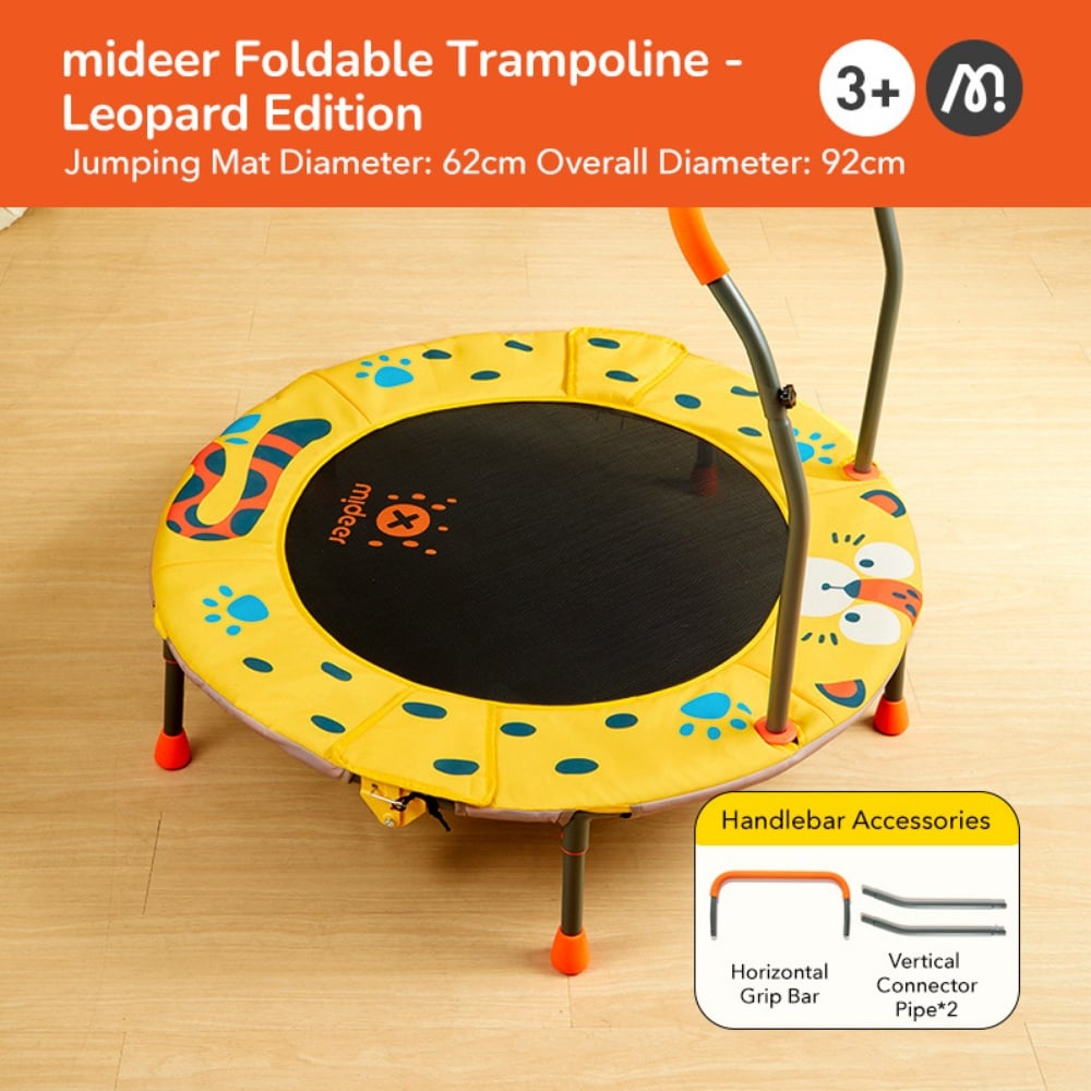 Mideer - Leap Leopard Indoor/Outdoor Kids Trampoline 92cm - Image 2