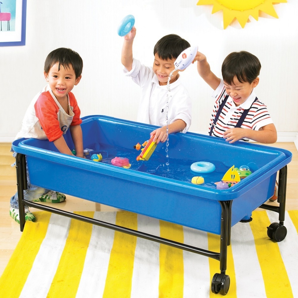 EDX Education - Sand & Water Tray Blue 58cm - w/o Lid - Image 2