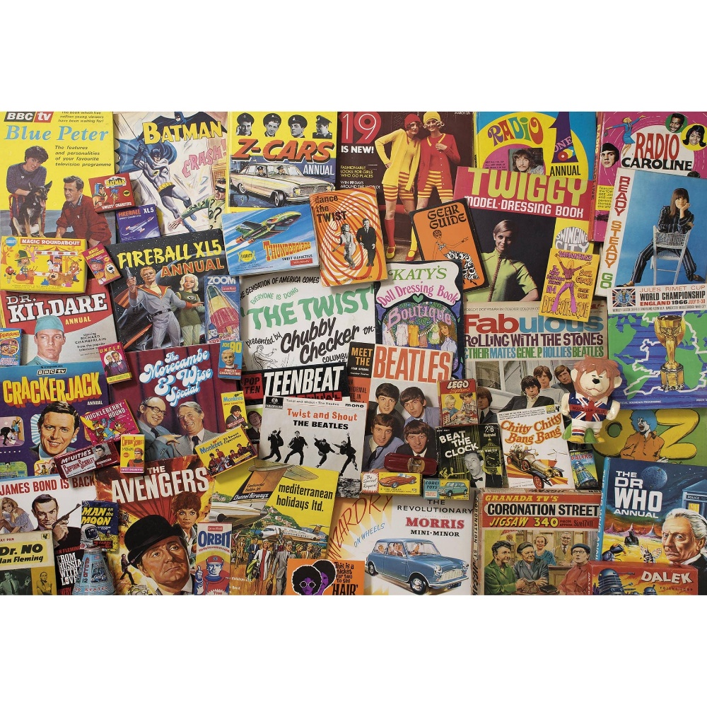 Gibsons - Spirit of the 60s - 1000 Piece Jigsaw Puzzle - Image 2