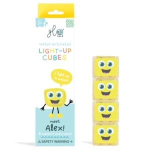 Glo Pals - Water Activated Light-Up Sensory Toys - Alex (4 Pack)