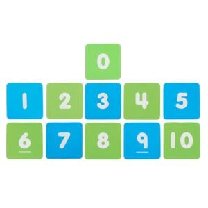 EDX Education - Number Pads 1-10 20cm x 20cm 11pcs 2 Colours