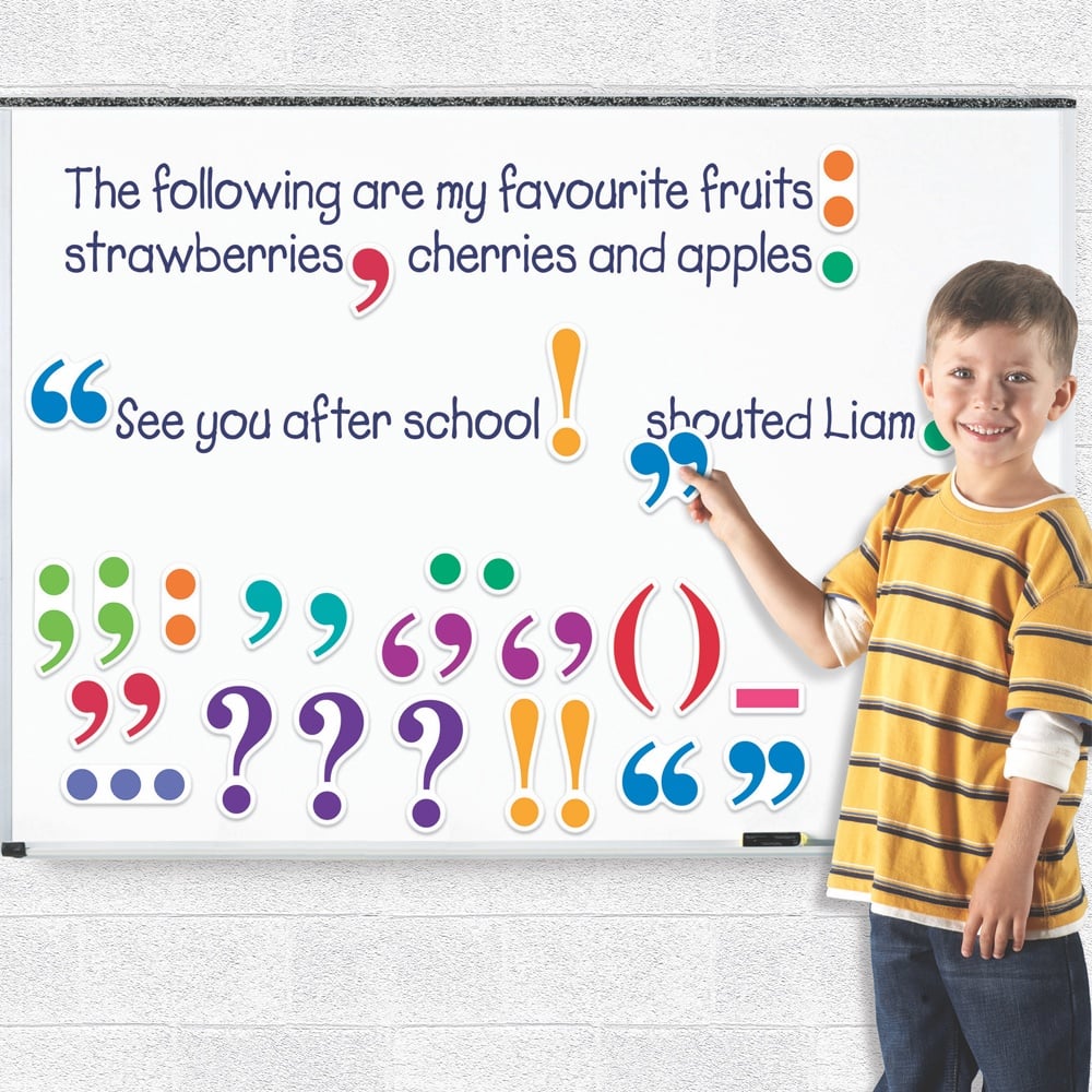 Learning Resources - Magnetic Punctuation Demonstration Set - Image 3