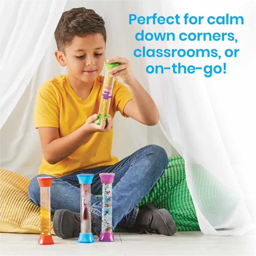 Hand2Mind - Sensory Fidget Tubes - Calming Tools for Focus, Set of 4 - Image 5