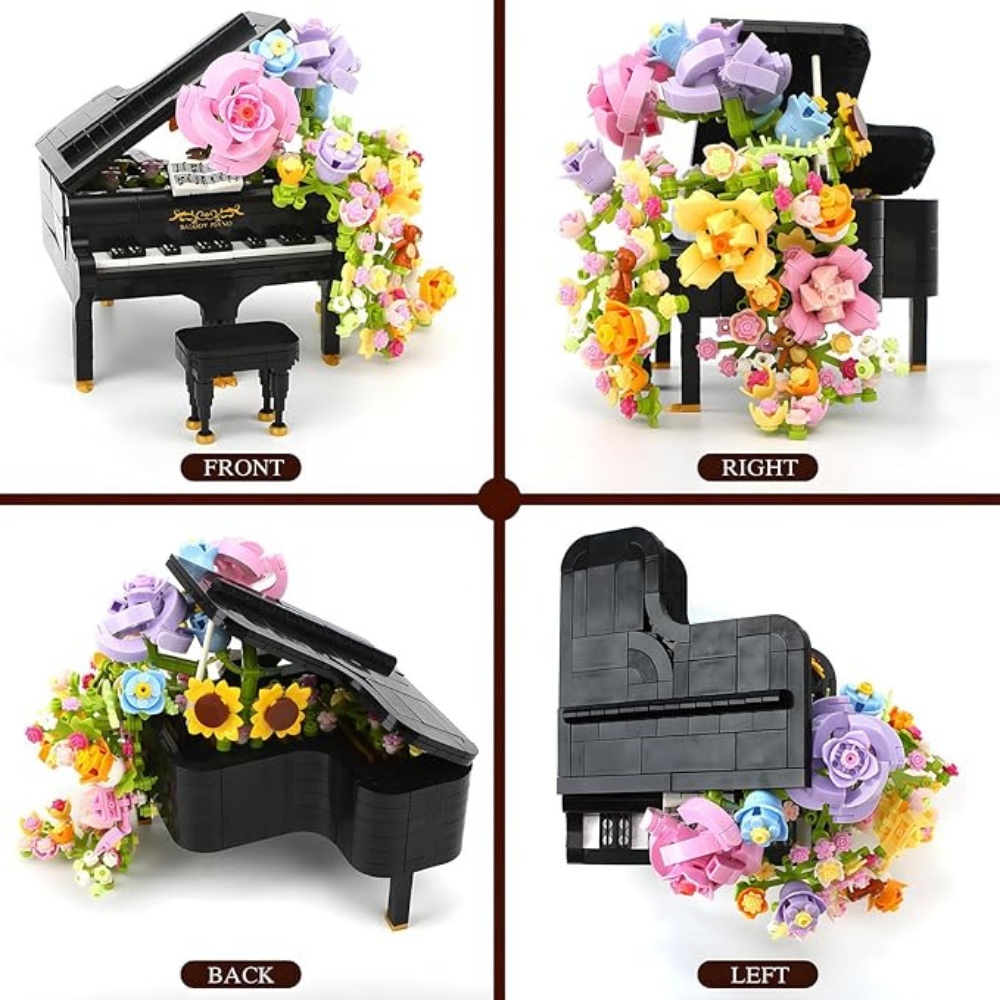 Cogo - Building Block Set - Flower Piano - 841 Pieces - Image 5