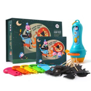 Jar Meló - Children's Fairy Tale Storybook Torch with Shadow Puppets - 5 Stories