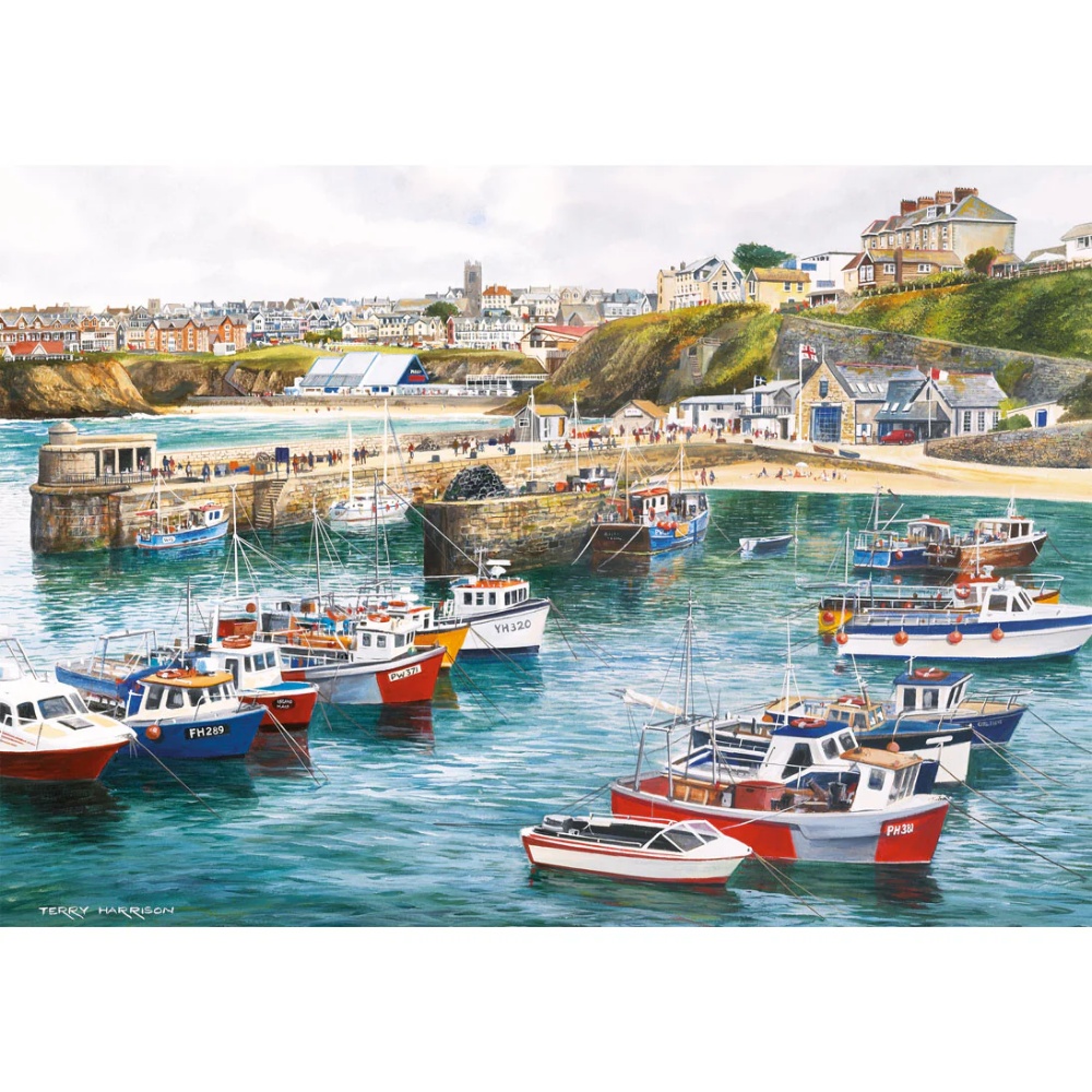 Gibsons - Cornwall by the Sea - 4 x 500 Piece Jigsaw Puzzles - Image 3