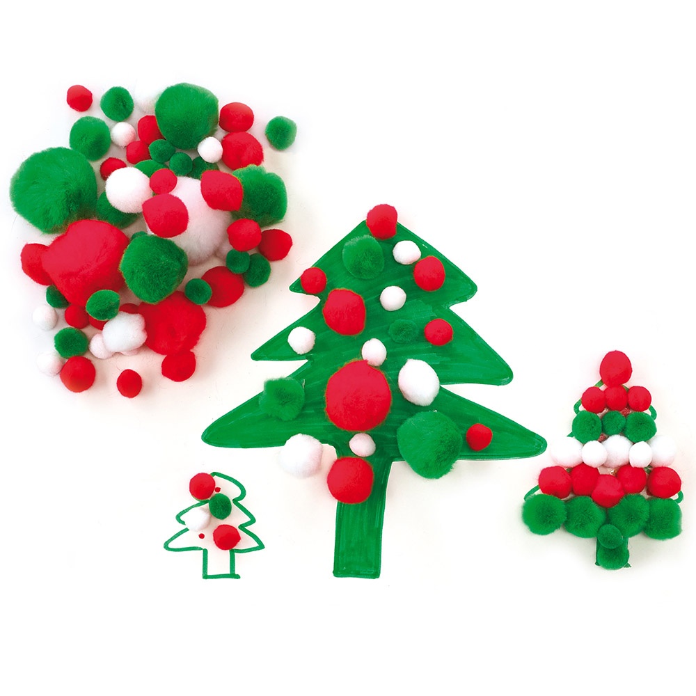 EDX Education - Pom Poms Christmas (300 pcs) - Image 2