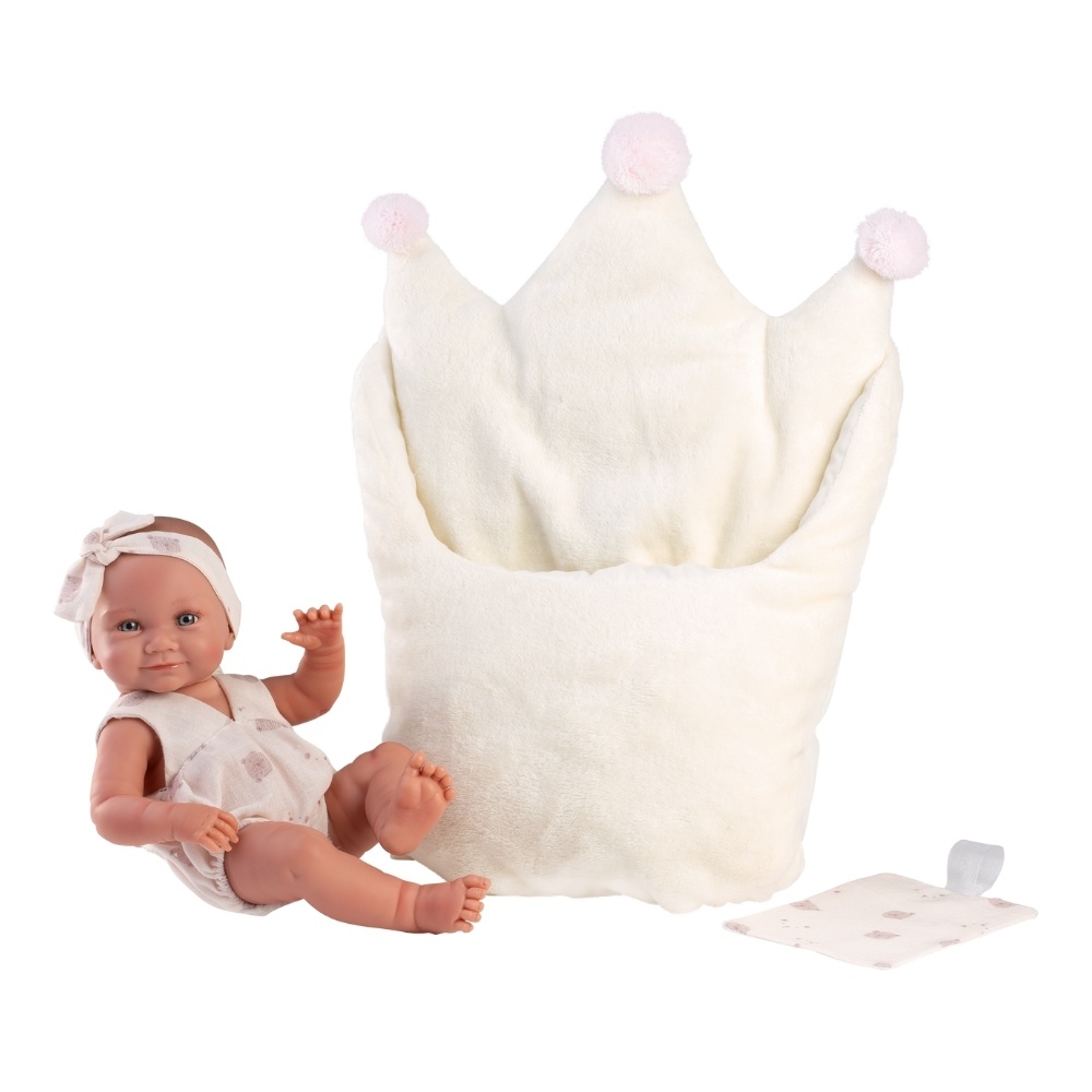Llorens - Anatomically Correct Baby Girl Doll with Clothing & Sleeping-bag: Nica - 40cm - Image 7