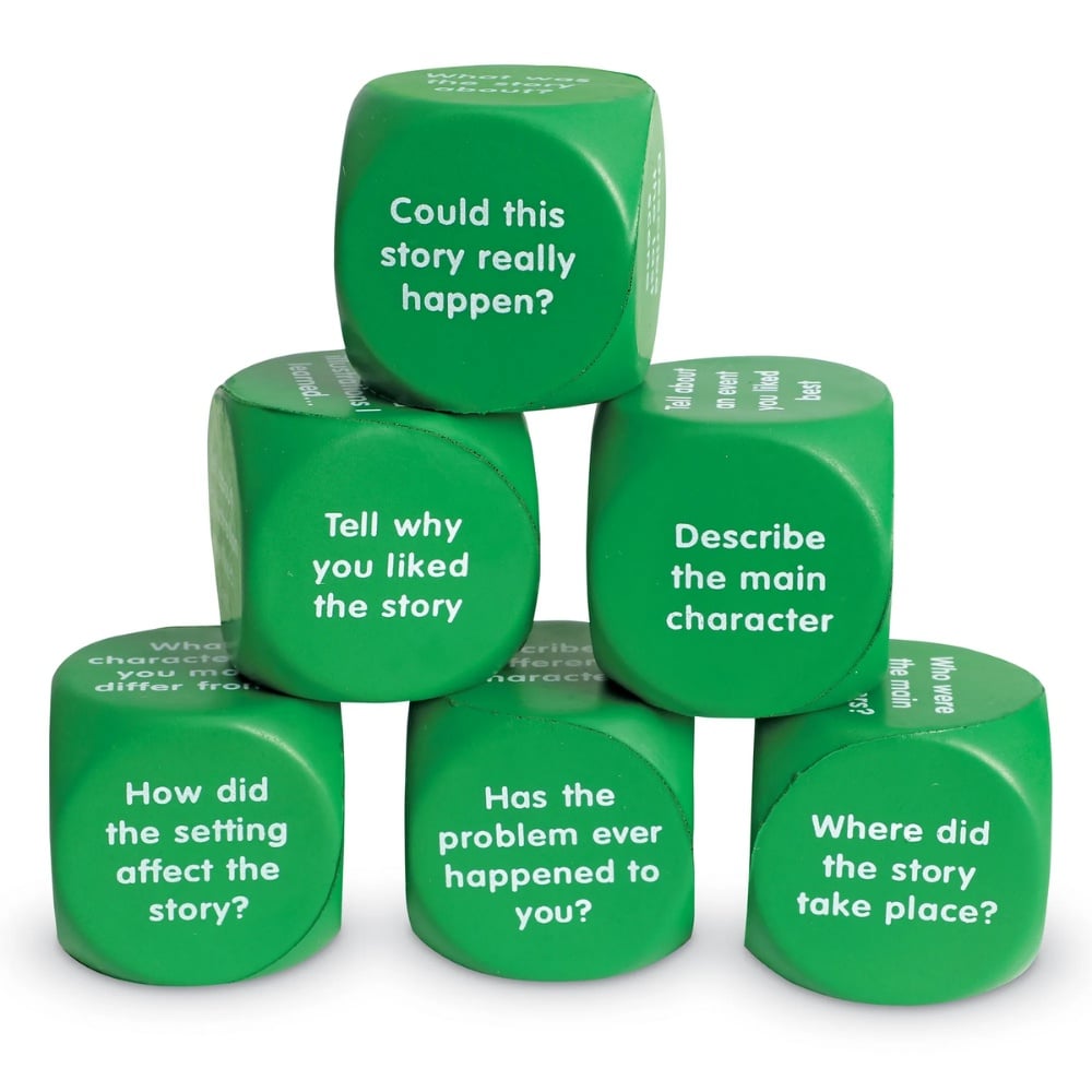 Learning Resources - Retell A Story Cubes: Reading Comprehension Game Ages 5+