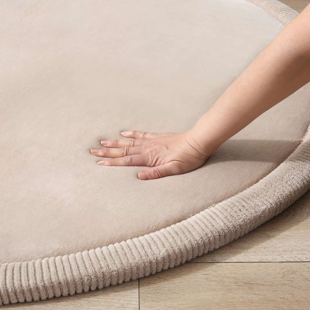 Hakuna Matte - CloudSoft Play Mat Carpet - Beige ?120 x 2.5 cm (round) - Image 8