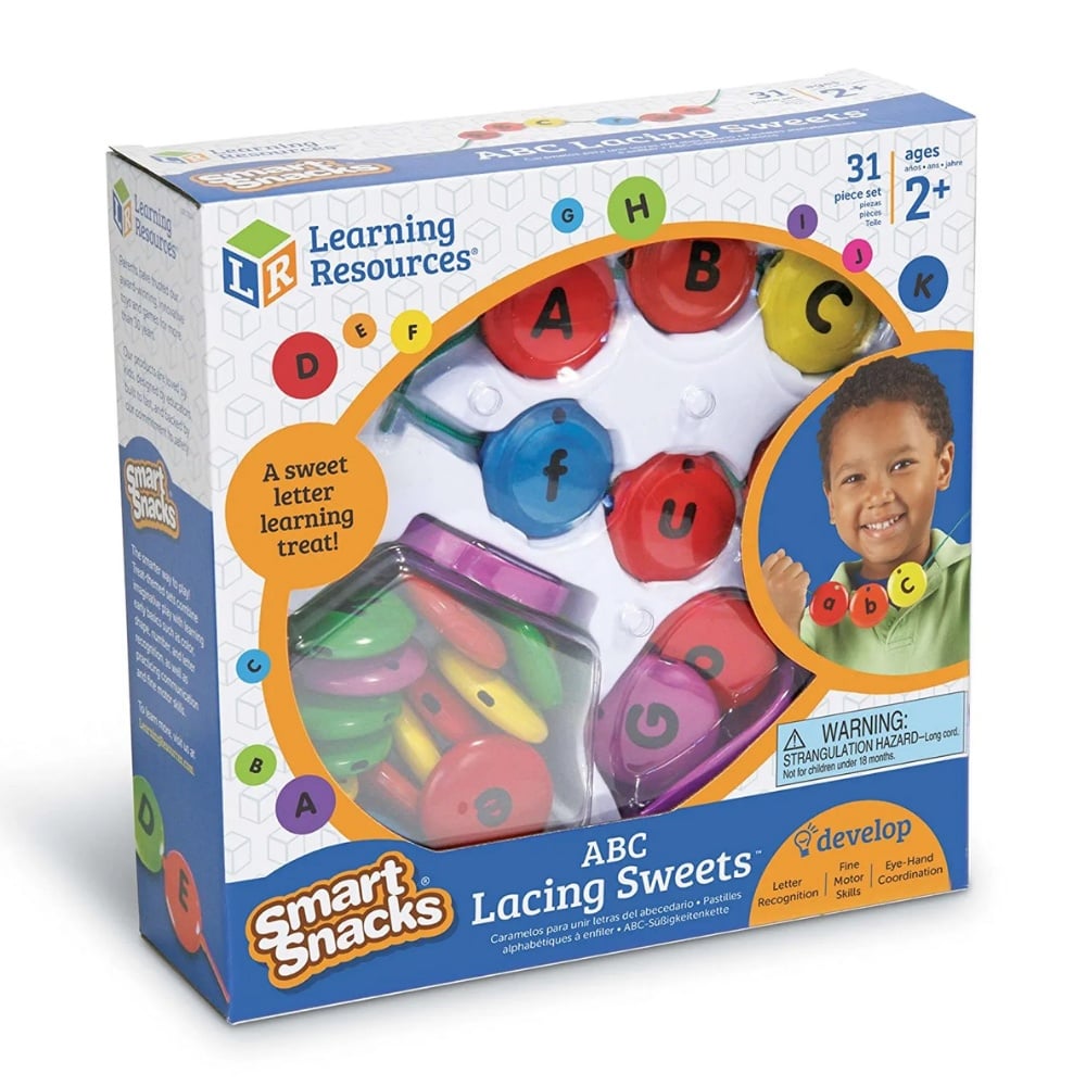 Learning Resources - Smart Snacks® - ABC Lacing Sweets Alphabet Fine Motor Toy