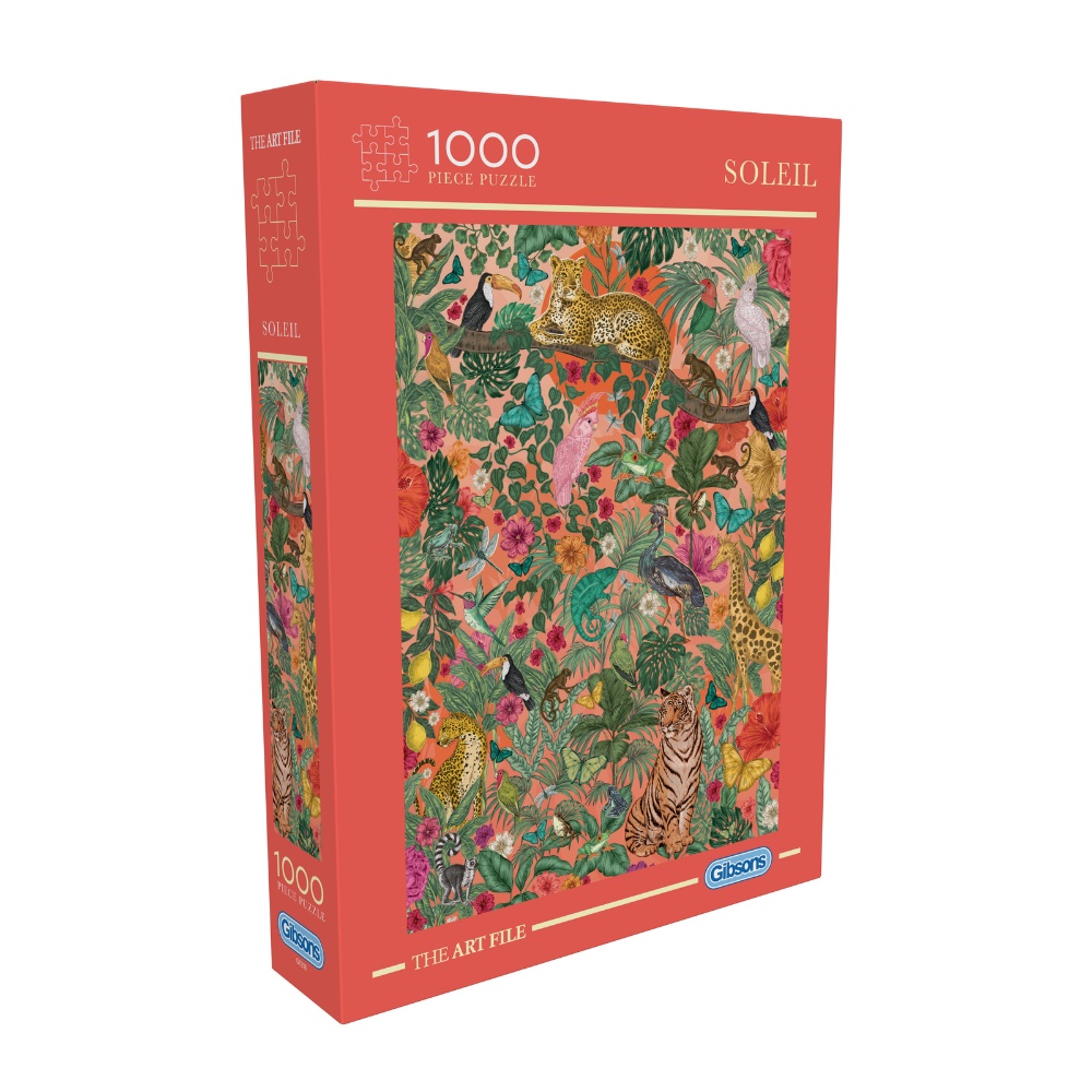 Gibsons - The Art File: Soleil - 1000 Piece Jigsaw Puzzle