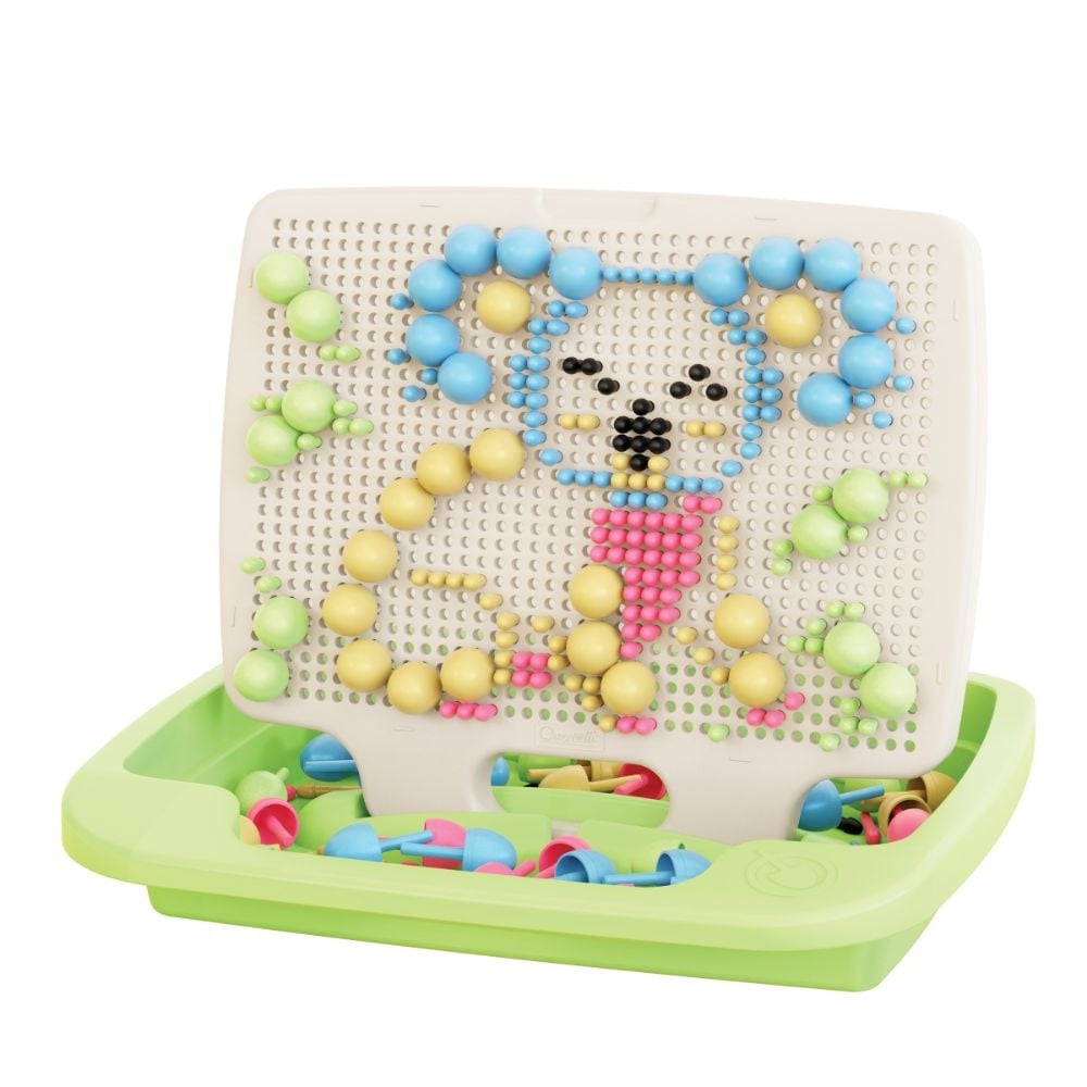 Quercetti - Fantacolor Baby Eco-Friendly First Peg Board Activity Set - Image 2