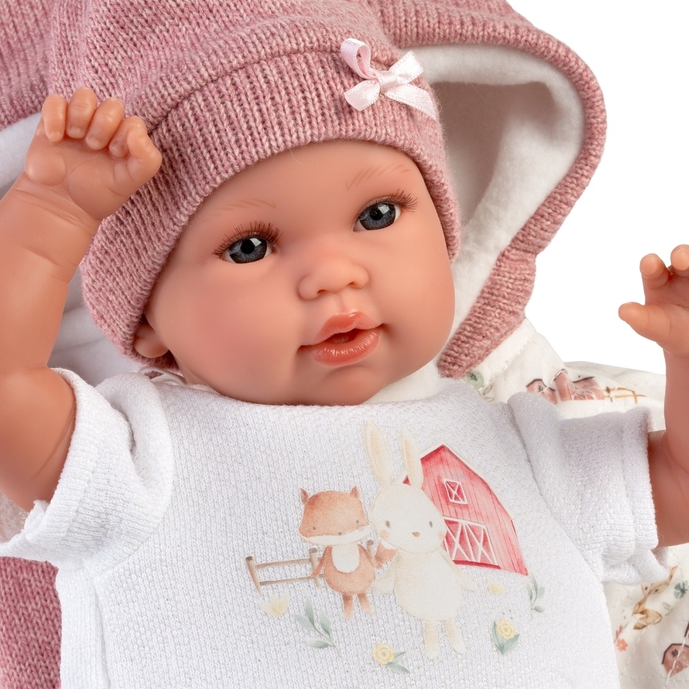 Llorens - Newborn Baby Girl Doll with Crying Mechanism, Clothing & Accessories: Nacida - 36cm - Image 6