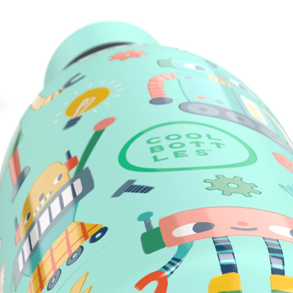 Cool Bottles - Kids Triple-Insulated Water Bottle - Short Circuit 500ml - Image 4