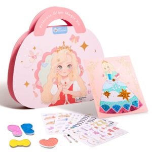 Jar Meló - 4-in-1 Makeup and Dress Up Arts & Crafts Book Set: Princess Glam