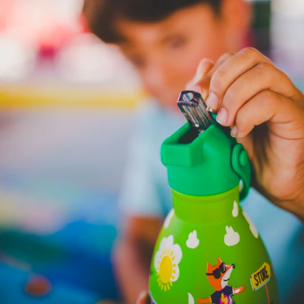 Cool Bottles - Kids Triple-Insulated Water Bottle - Rolling Skaters 500ml - Image 2