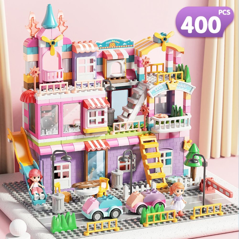 Feelo - Building Block Set - Girls Villa - 400 Pieces - Image 2