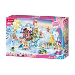 Sluban Building Set: Winter Travel In Snow - Ski Field - 1065pcs
