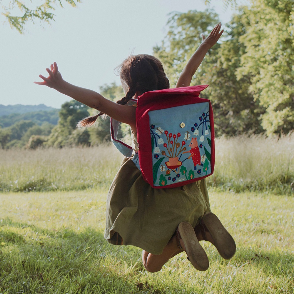 eeBoo - Embroidered Backpack for Kids: Growing Garden - Image 2