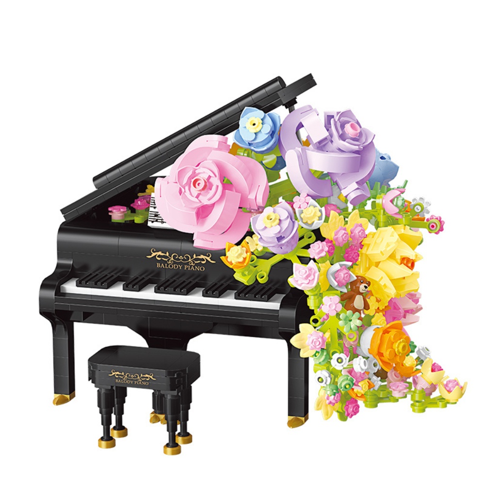 Cogo - Building Block Set - Flower Piano - 841 Pieces - Image 6