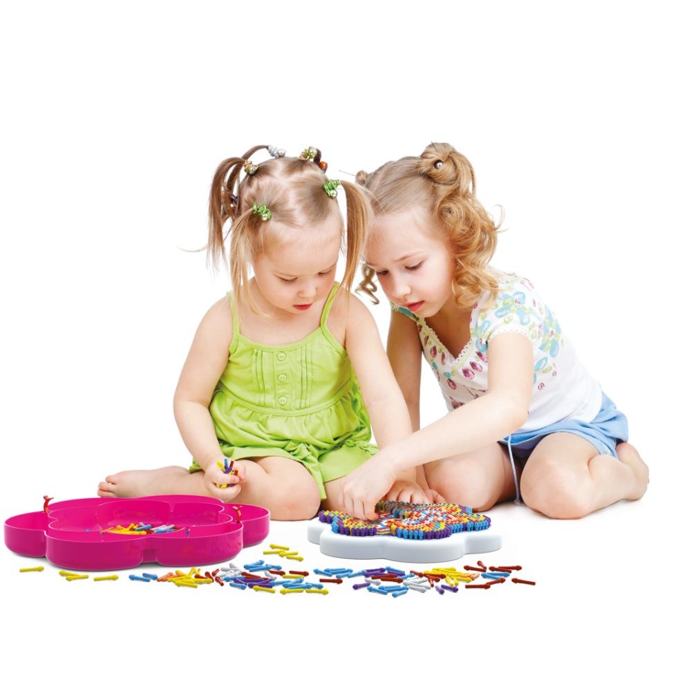 Quercetti - FantaColor Mandala Design Set - Peg Board Art & Pattern Activity - Image 5