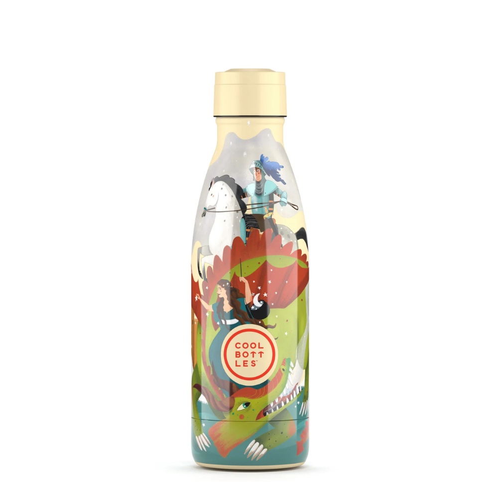 Cool Bottles - Kids Triple-Insulated Water Bottle - Knight Legends 350ml - Image 3