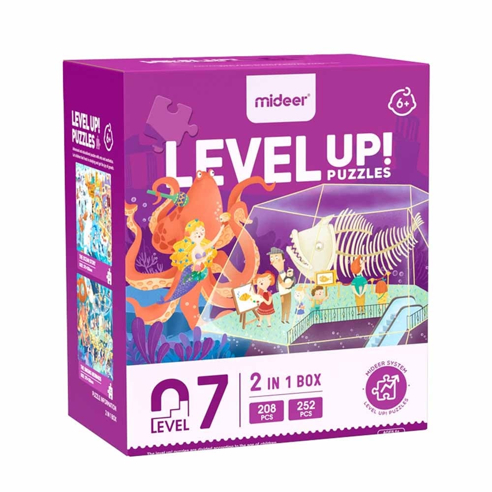 Mideer - Level Up Jigsaw Puzzle for Kids - 2-in-1 - Level 7 Song Of The Sea - Image 7