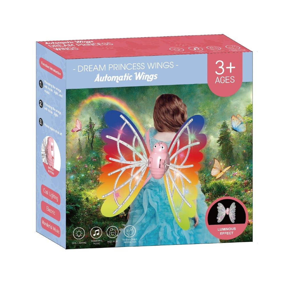 Cogo - Automatic Butterfly Wings with Light & Music - Magical Role-Play - Image 4