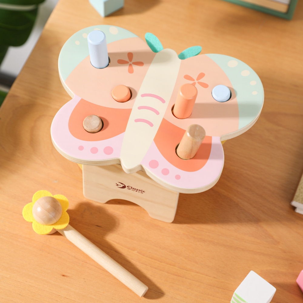 Classic World - Music & Play - Butterfly Percussion Table - Image 2