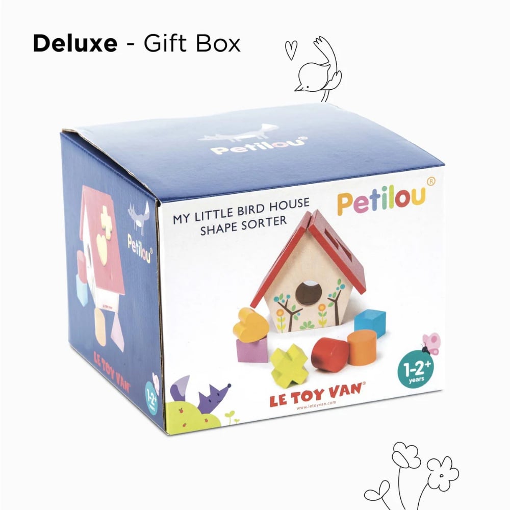 Le Toy Van - Woodland Bird House Shape Sorter - Image 5