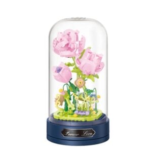 Cogo - Building Block Set - Rose Flower Dome - 335 Pieces