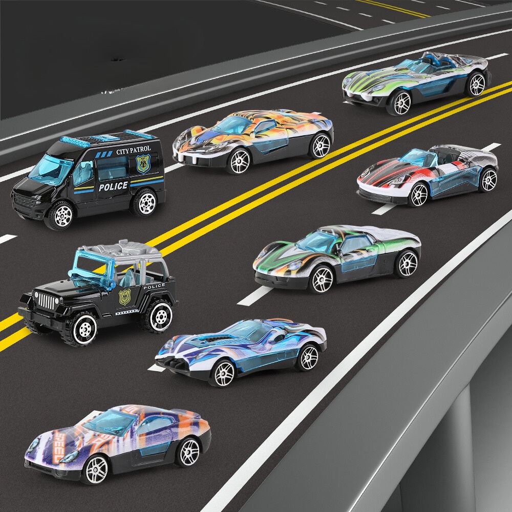 Cogo - Pretend & Play Car Transporter Truck with Lights and Sounds - 8 Cars - Image 3
