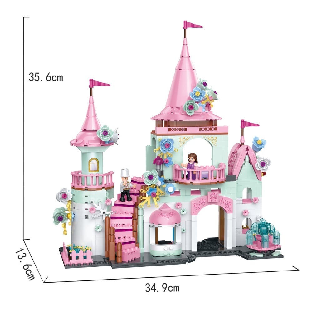 Cogo - Building Block Set - Fairytale Dream Castle - 740 Pieces - Image 7