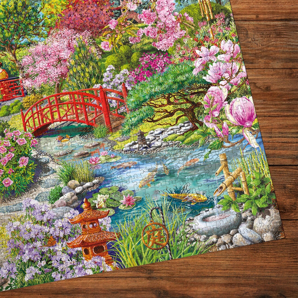 Gibsons - The Japanese Garden - 1000 Piece Jigsaw Puzzle - Image 3