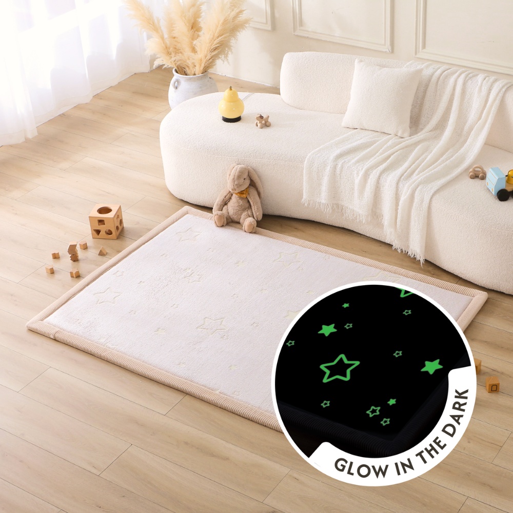Hakuna Matte - GlowCloud Play Mat Carpet Glow in the Dark - Stars 170 x 120 x 2.5 cm - Image 8