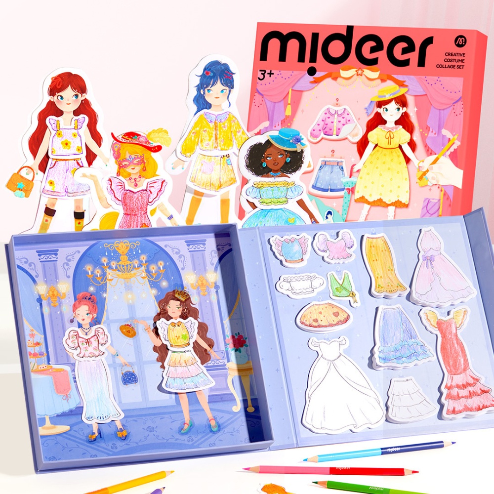 Mideer - Dress-Up Collage Arts & Crafts Set: Sparkling Ball Night - Image 4
