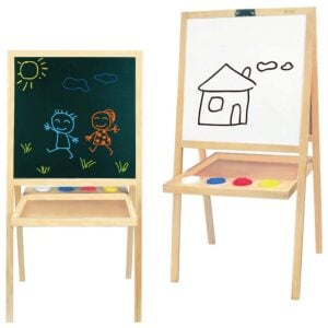 Classic World - 5-in-1 - Blackboard & Whiteboard Art Easel - 58 x 4 x 116 cm