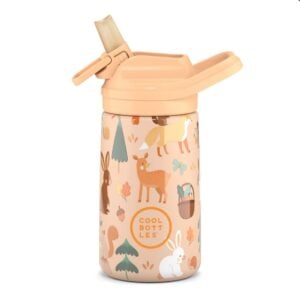 Cool Bottles - Kiddies Triple-Insulated Water Bottle - Woodland Buddies 350ml