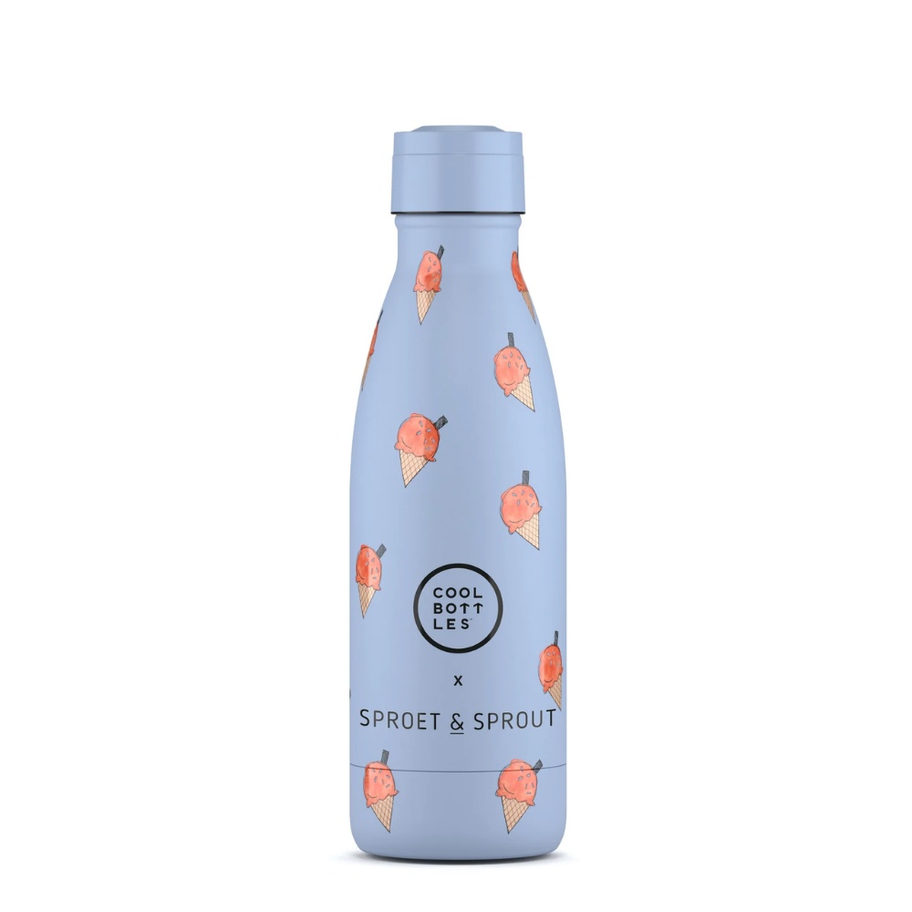Cool Bottles - Kids Triple-Insulated Water Bottle - SPRT & Blue Scoop 350ml - Image 3