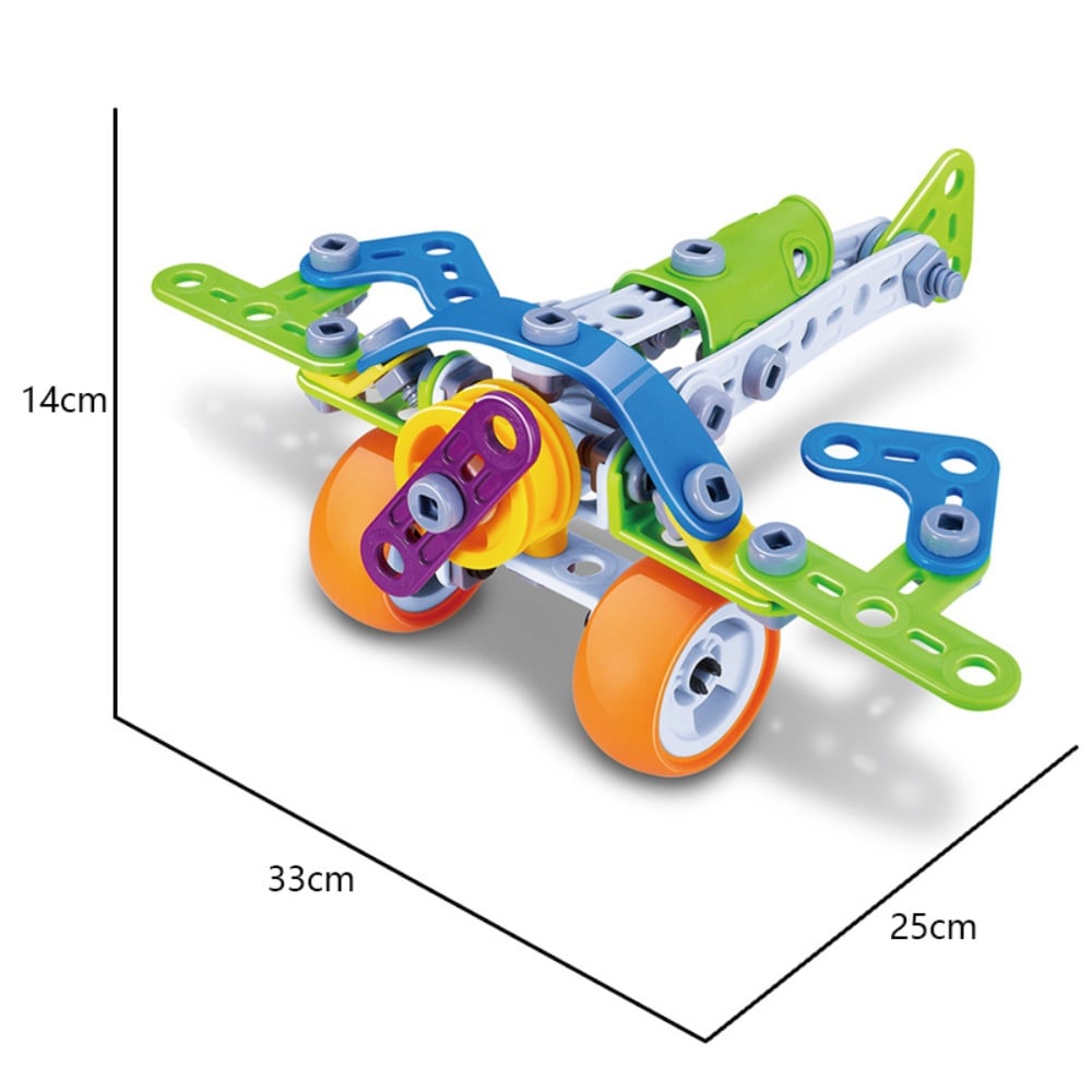 Cogo - Build & Play - Plane Construction Set - 75 Pieces - Image 2