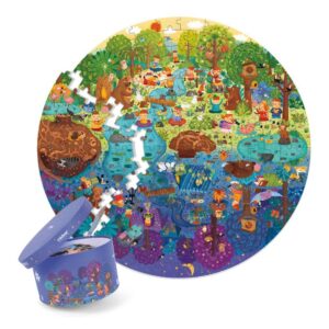 Mideer - Round Puzzle - A Day in the Forest - 150pcs