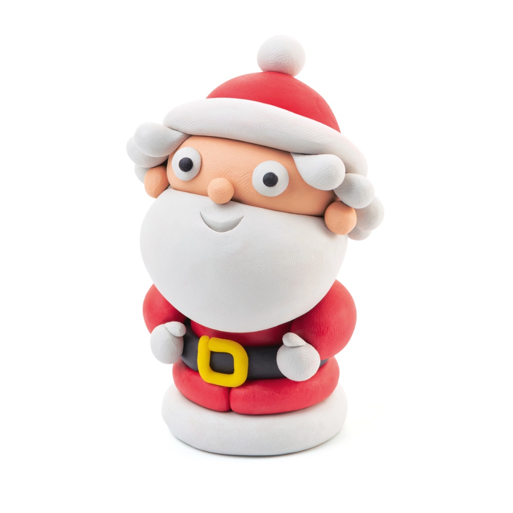 Hey Clay - Modelling Air-Dry Clay with Fun Interactive App - Santa, Christmas Series, 5 cans - Image 2