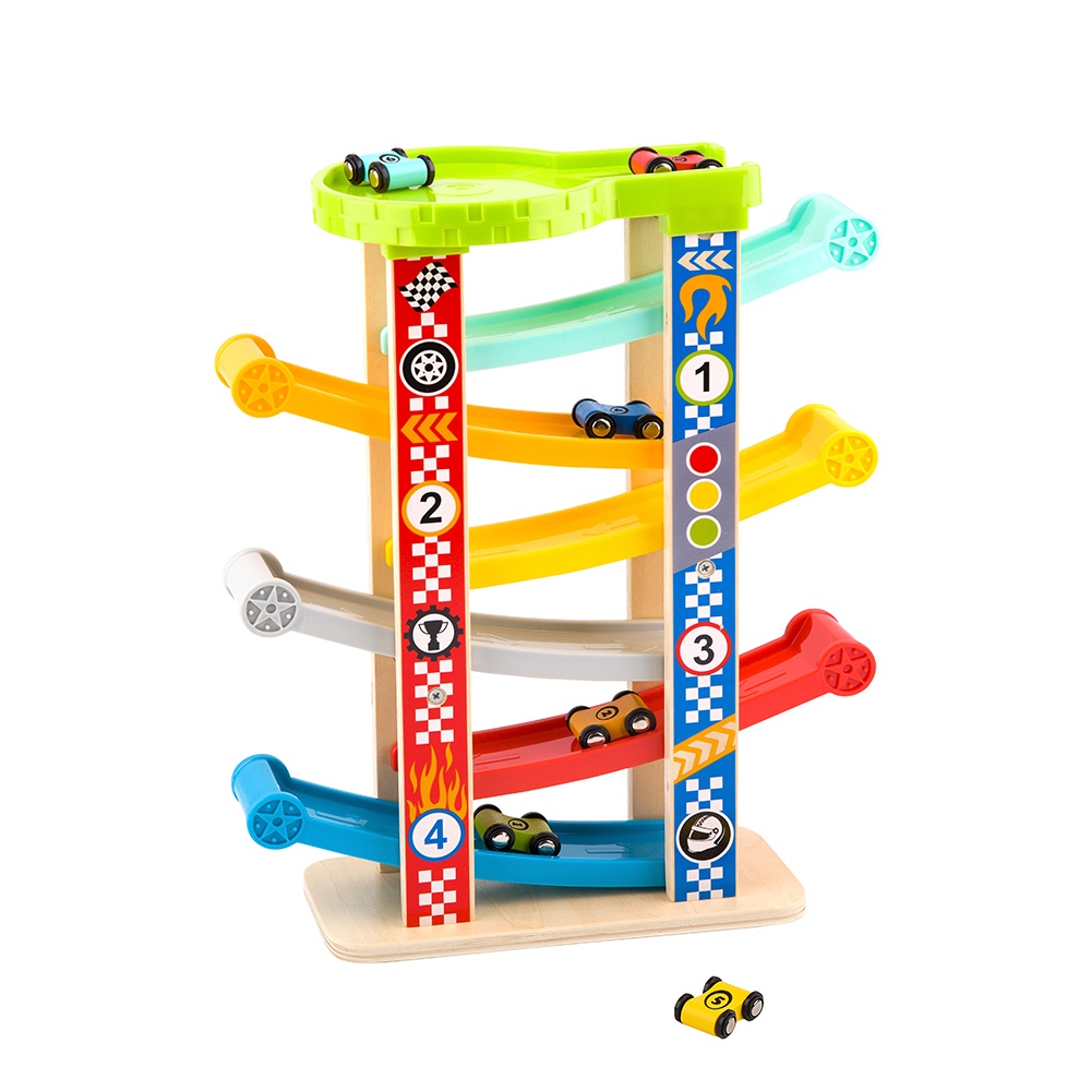 TookyToy - Ramp Car Racer with 6 Tracks & Cars - Image 3